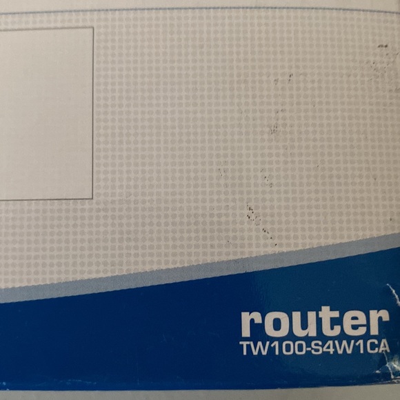SALE  TRENDnet 4 port cable/DSL broadband router TW100NS4W1ca in box - Picture 5 of 11